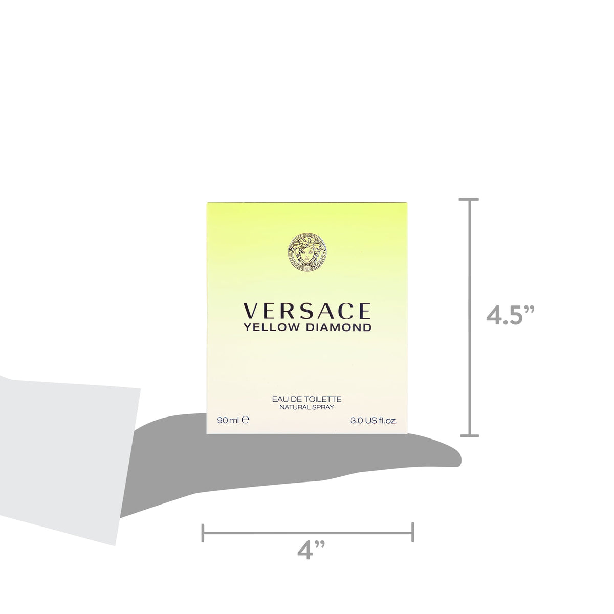 Versace Yellow Diamond Eau De Toilette Spray, Perfume For Women, 3 oz, Full size