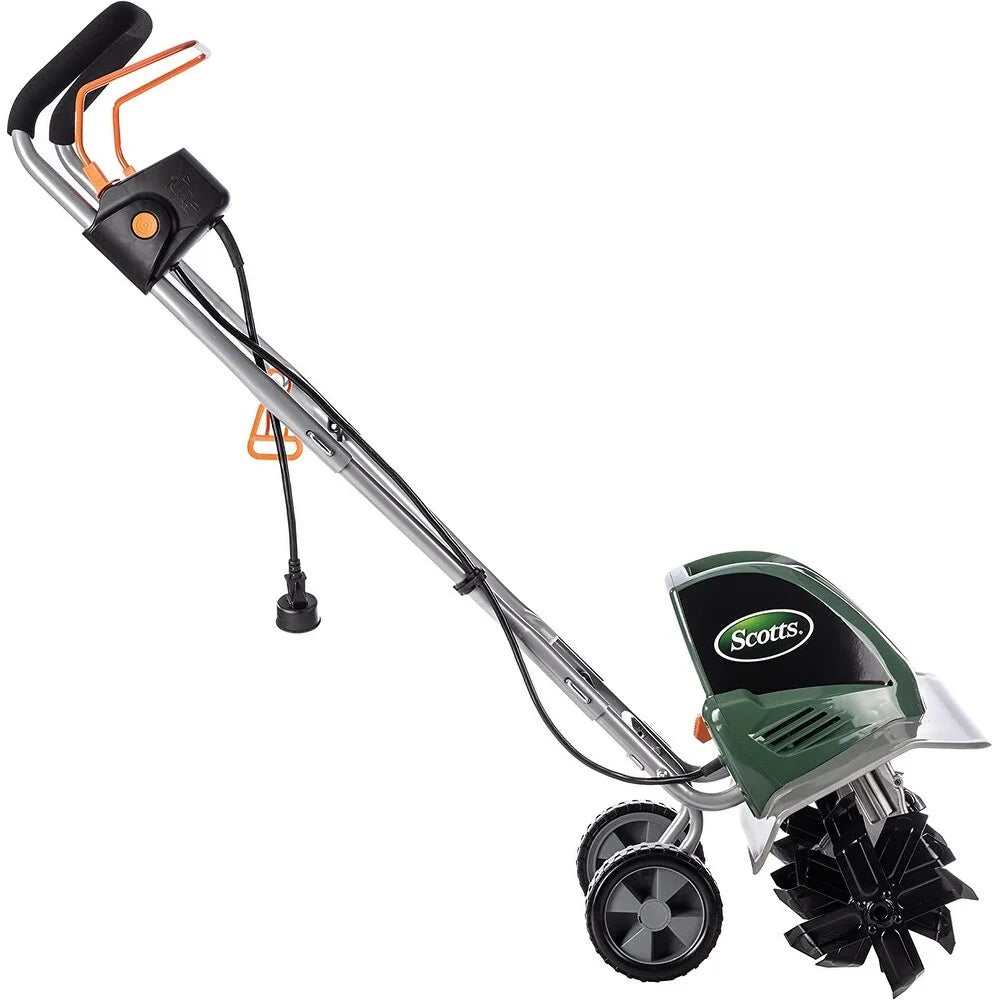 Scotts Outdoor Power Tools 14 Amp 20-Inch Electric Garden Tiller Cultivator - Green