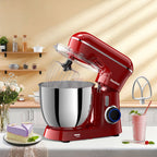 Honinst 6.5 QT Electric Stand Mixer, 10+P Speeds Lightweight with Tilt-Head Kitchen Stand Mixer, Dough Hook, Whisk, Beater and Bowl, Food Mixer for