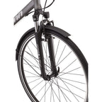 Schwinn Network 6c Hybrid Bike, 21 Speeds, Large 19.5 in Men's Style Frame, 700c Wheels, Grey