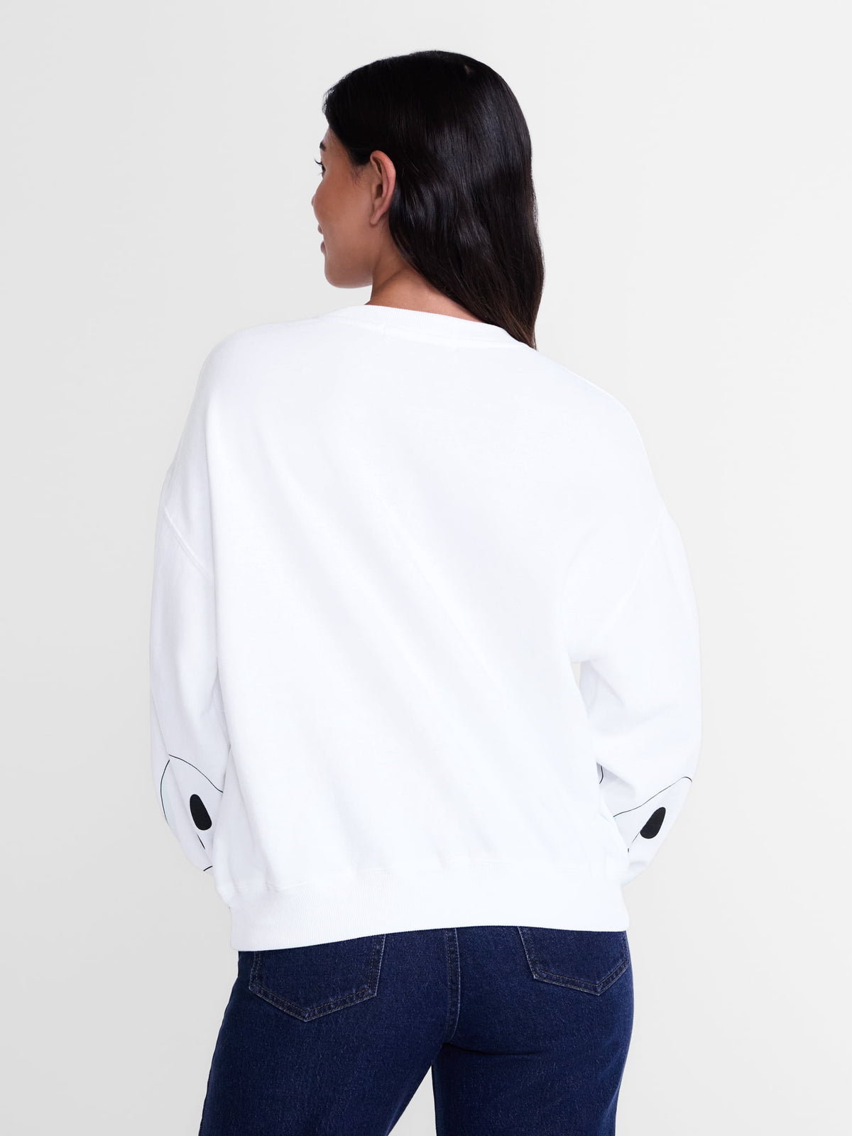 Halloween Women's Hey Boo Graphic Sweatshirt with Long Sleeves
