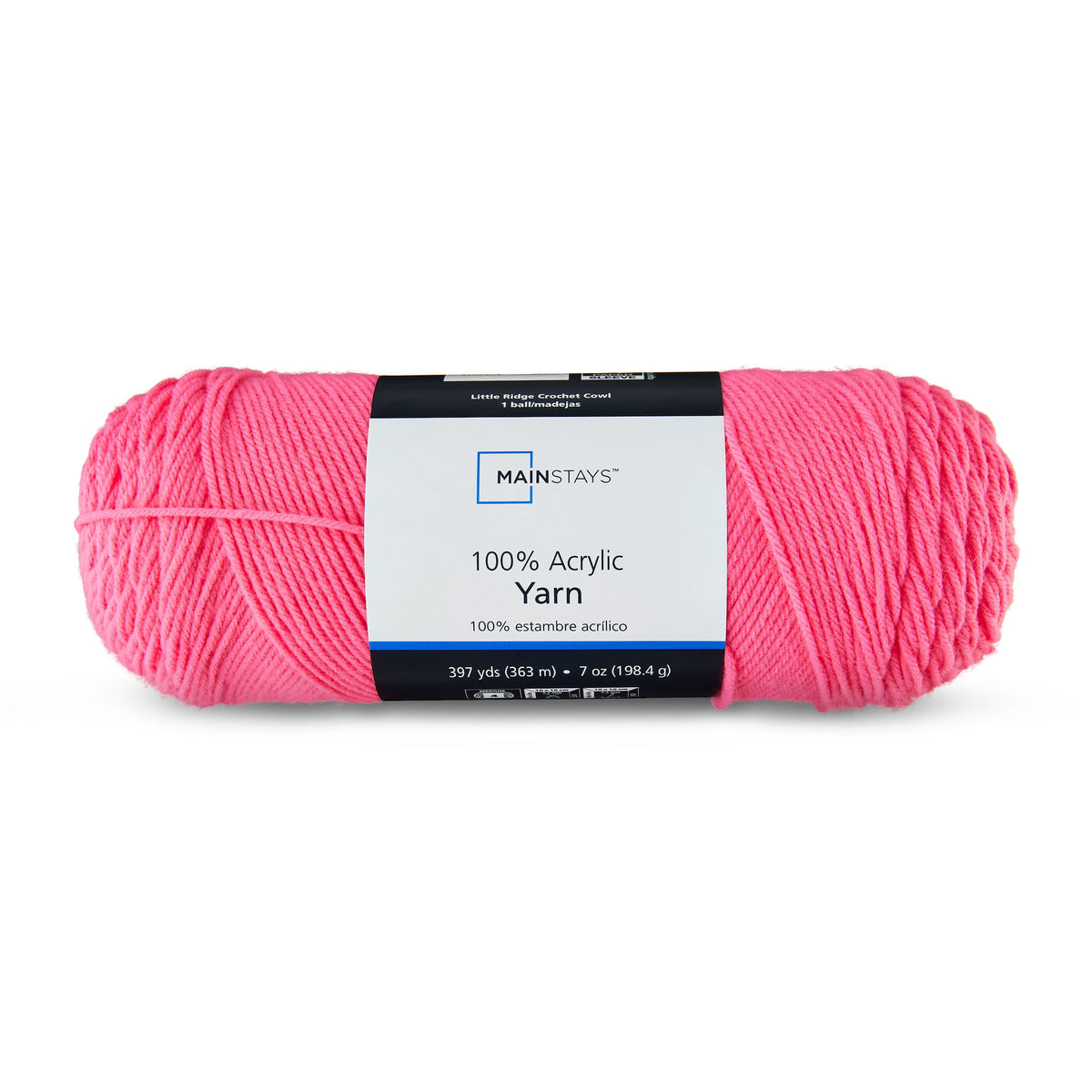 Mainstays Medium 4 Acrylic Yarn, 7 oz, 397 Yards