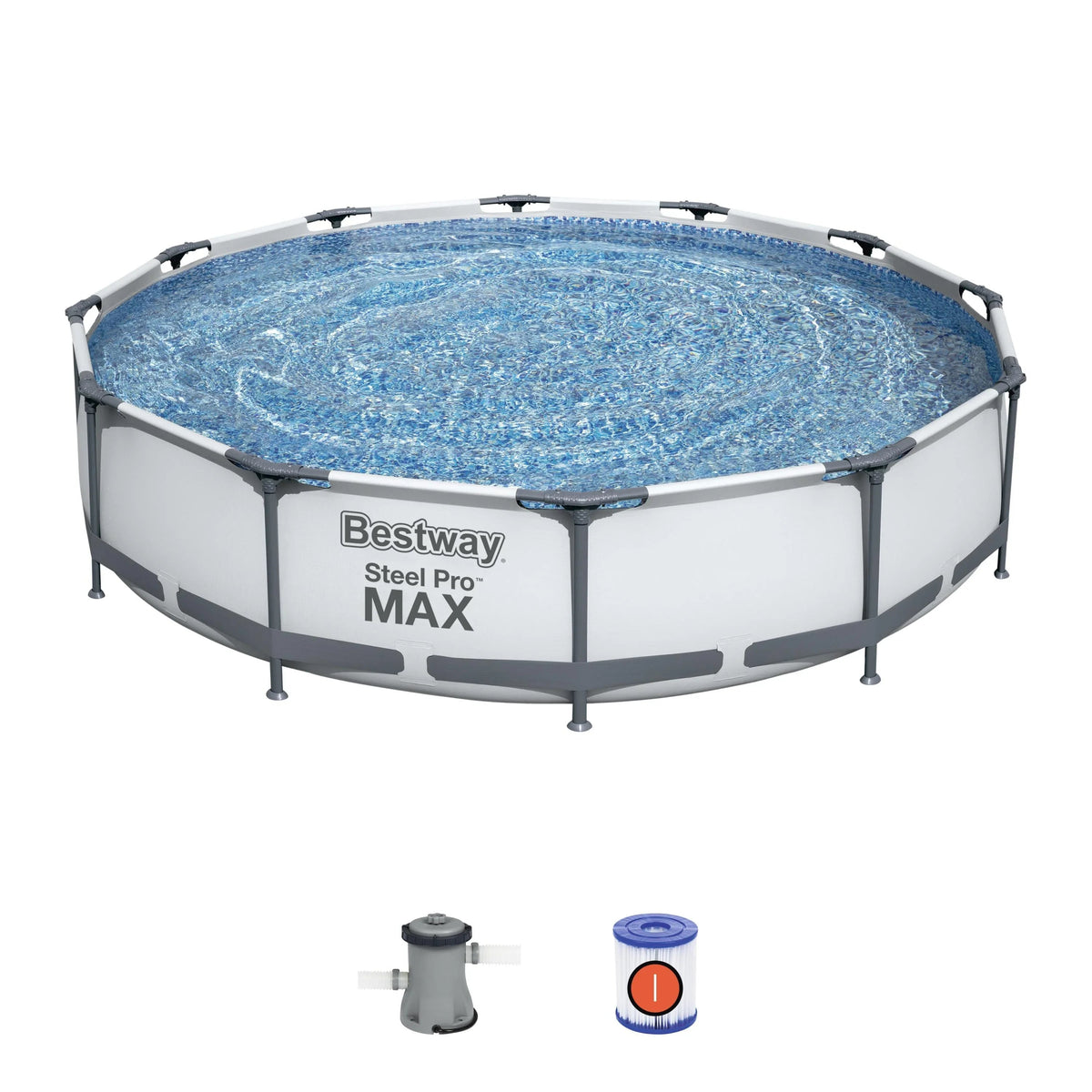 Bestway Steel Pro MAX Above Ground Pool Set, 10' x 30 in