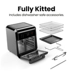 Chefman Digital Air Fryer With Rotisserie, 10 Qt, 17 Presets - CRJ38-10-RDO-V2