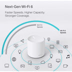 TP-Link Deco W6000 AX3000 Wi-Fi 6 Mesh Router System (2-Pack)