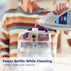 BISSELL PowerForce Pet XL Upright Deep Cleaner, for Carpet and Upholstery, 10" Clean Path, Above Floor Cleaning, Large Clean Tank, Lightweight, 3748