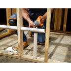 RIDGID 18V 4-Tool Cordless Combo Kit With 2.0 Ah Battery, 4.0 Ah Battery, Charger, Bag And Drywall Cut-Out Tool - R96256