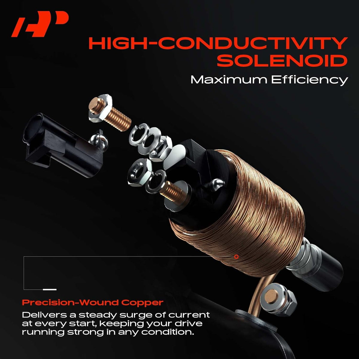A-Premium Starter Motor Compatible with Ford F150 F250 F350 Super Duty 1999-2013 4.6L 5.0L 5.4L 6.2L 6.8L, Mustang 05-10, Expedition 99-14, Excursion