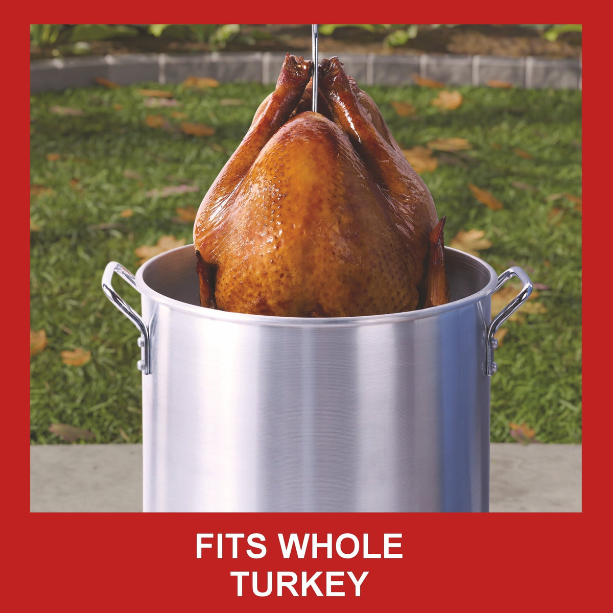 Expert Grill 30-Quart Turkey Fryer Kit with Aluminum Pot, 38,000 BTU Propane Burner