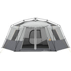 Ozark Trail WMT-171582 17 ft x 15 ft 11-Person Instant Hexagon Cabin Tent