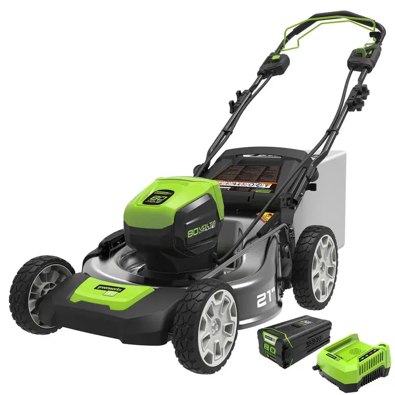 Greenworks 80V Cordless 21-Inch Self-Propelled Brushless Lawn Mower