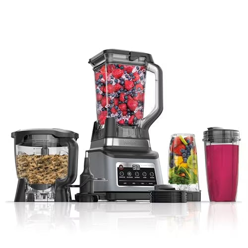 Ninja Professional Plus Kitchen System 1400 WP, 72-oz Blender Pitcher, 64-oz Processor Bowl, 2 24-oz To-Go Cups - BN801