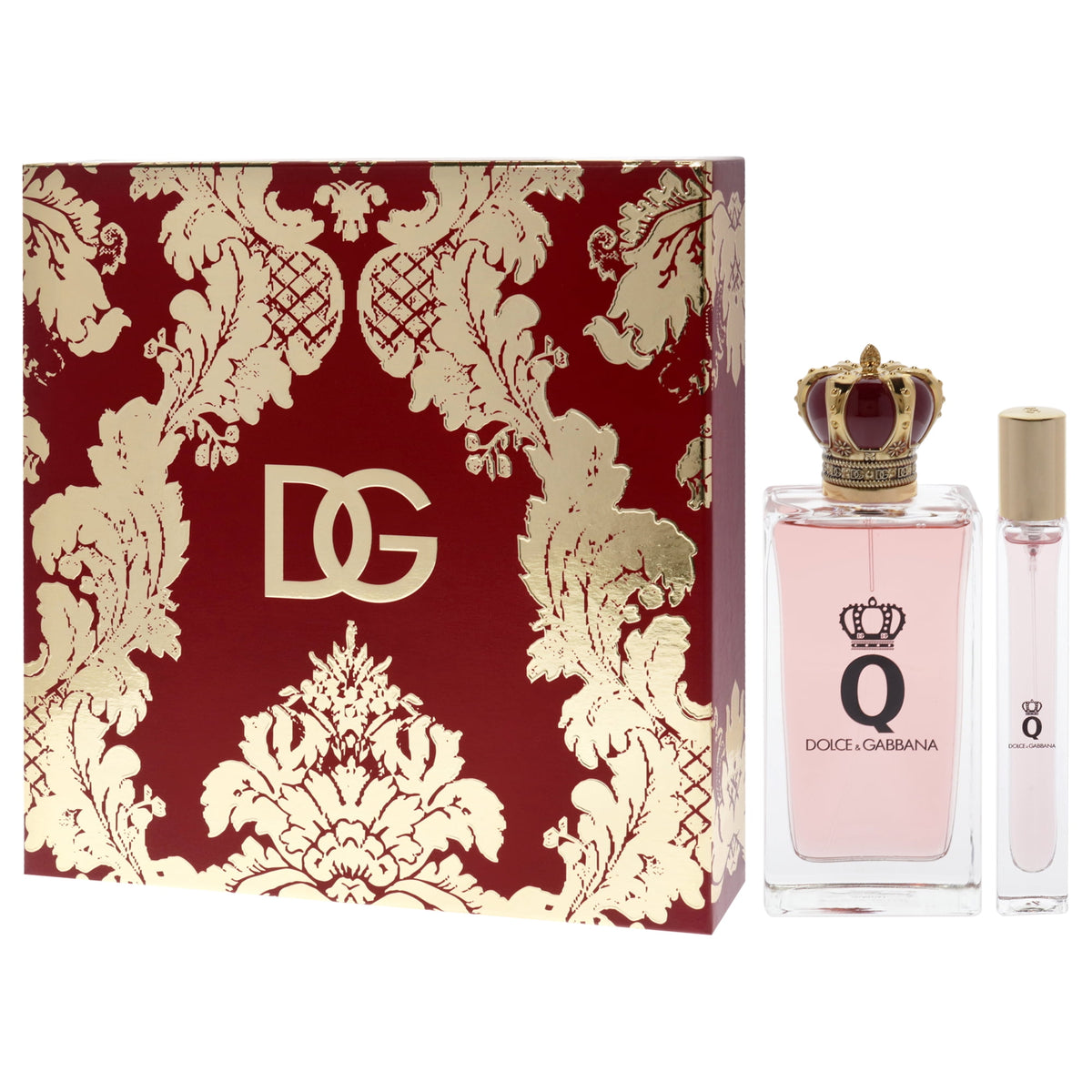 Q by Dolce and Gabbana for Women - 2 Pc Gift Set 3.3oz EDP Spray, 0.33oz EDP Spray