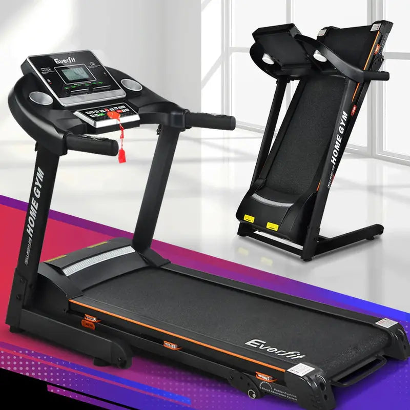 Everfit Electric Hydraulic Folding Treadmill With 420mm Running Belt
