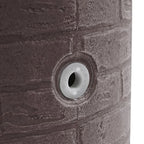 Good Ideas Impressions Downton Rain Saver Rain Barrel, 50 Gallon, Dark Granite - IMP-D50-DAR