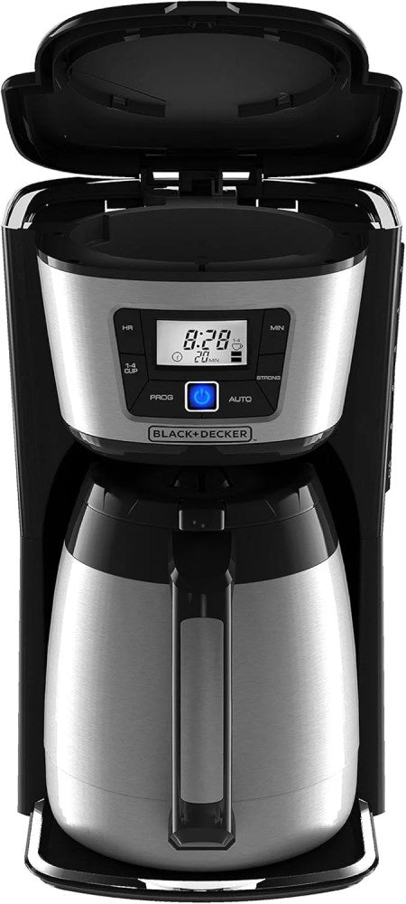 BLACK+DECKER 12-Cup Thermal Coffee Maker With Insulated Stainless Steel Carafe - CM2035B