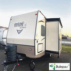 Dulepax RV Slide Out Awning Fabric Replacement 46" x 300" Universal Slide-Topper Replacement for 5th Wheel RVs, Travel Trailers and Motorhomes, White
