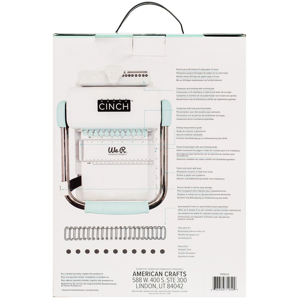Cinch Book Binding Tool V2-11.5"X8"X5"