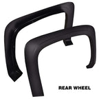 Factory Style Fender Flares Black Fit for Chevy Silverado 1500/2500HD/3500HD 2007-2013