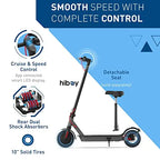 Hiboy Electric Scooter 500W, 10-Inch Solid Tires - S2 Pro