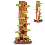 90.5-Inch Modern Multi-Level Cat Tree Tower With 5 Condos, Sisal Scratching Posts And Elevated Perches