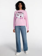 Hanging With My Boos! Women's Halloween Graphic Crew Sweatshirt