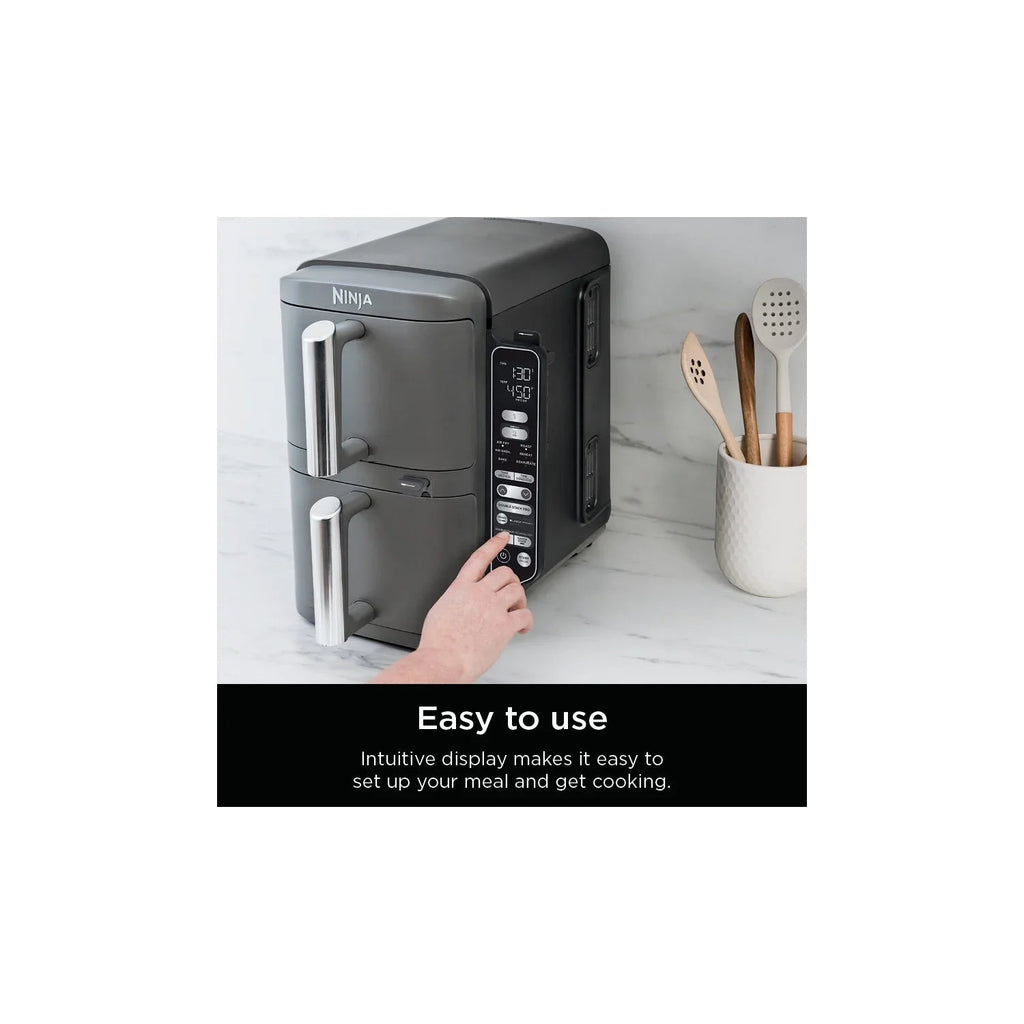 Ninja DoubleStack XL Smart 2-Basket Air Fryer, 10 QT