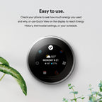 Nest Learning Thermostat, Easy Control for Every Room, Stainless Steel (3rd Gen)