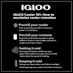 Igloo 70 QT Trailmate Journey Rolling Cooler, Carbonite Gray