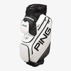 PING DLX Cart Bag, White, 15-Way Top, 15 Pockets - DLX