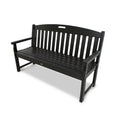 POLYWOOD Outdoor Bench, 60-Inch Recycled Plastic - Yacht Club