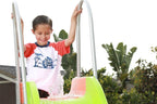 SLIDEWHIZZER Kids Climber Slide 125in x 60in x 61in Orange Green - Kids Slide