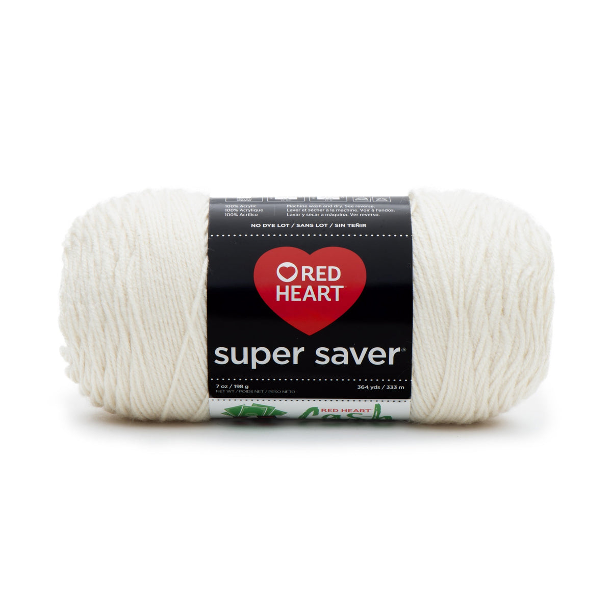 Red Heart Super Saver 4 Medium Acrylic Yarn Black 7oz 198g 364 Yards