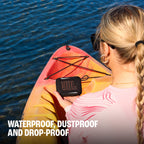JBL Go 5 - Ultra-portable waterproof and drop-proof speaker with JBL legendary sound and ambient edge lighting - Black