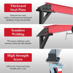GARVEE Adjustable 1-Ton Portable Gantry Crane, 2200-Lb Capacity, 96.5-143.7 In Height