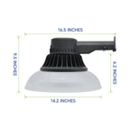 Westinghouse 10,000 Lumen Wired LED Barn Light, Dusk to Dawn Outdoor Yard Light IP65 Waterproof for Security, Farmhouse, Garage