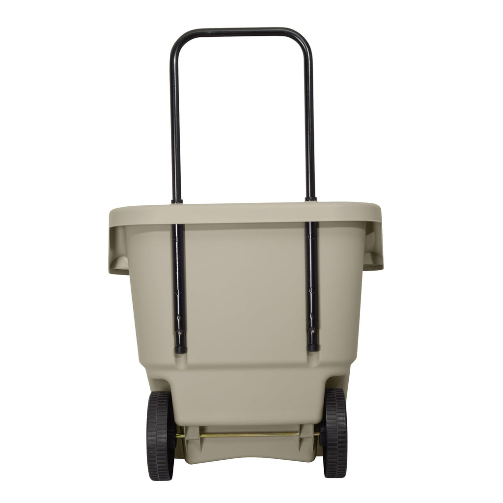 Suncast Resin Rolling Lawn and Utility Cart with Retractable Handle