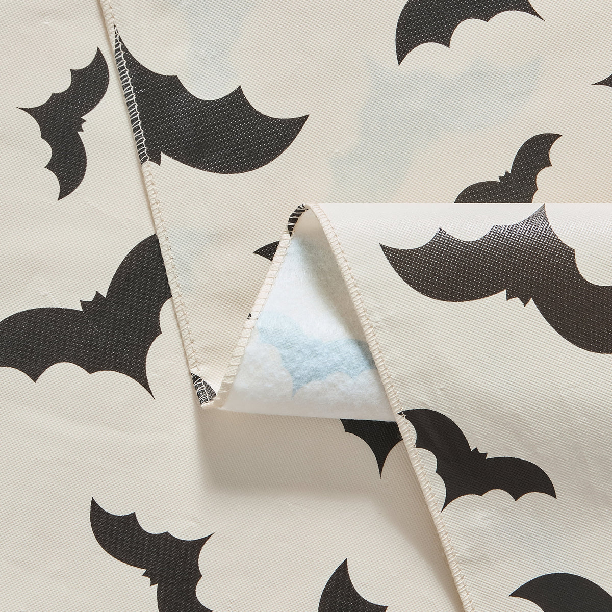 Way To Celebrate Halloween PEVA Tablecloth Indoor & Outdoor Table 60" x 102" - Bat Toss