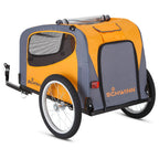 Schwinn Rascal Pet Bicycle Trailer, 16-Inch Wheels, 50 Lbs. Capacity, Orange