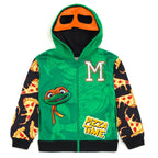 Teenage Mutant Ninja Turtles Toddler Boys' Cosplay Fleece Zip-Up Hoodie TMNT Black