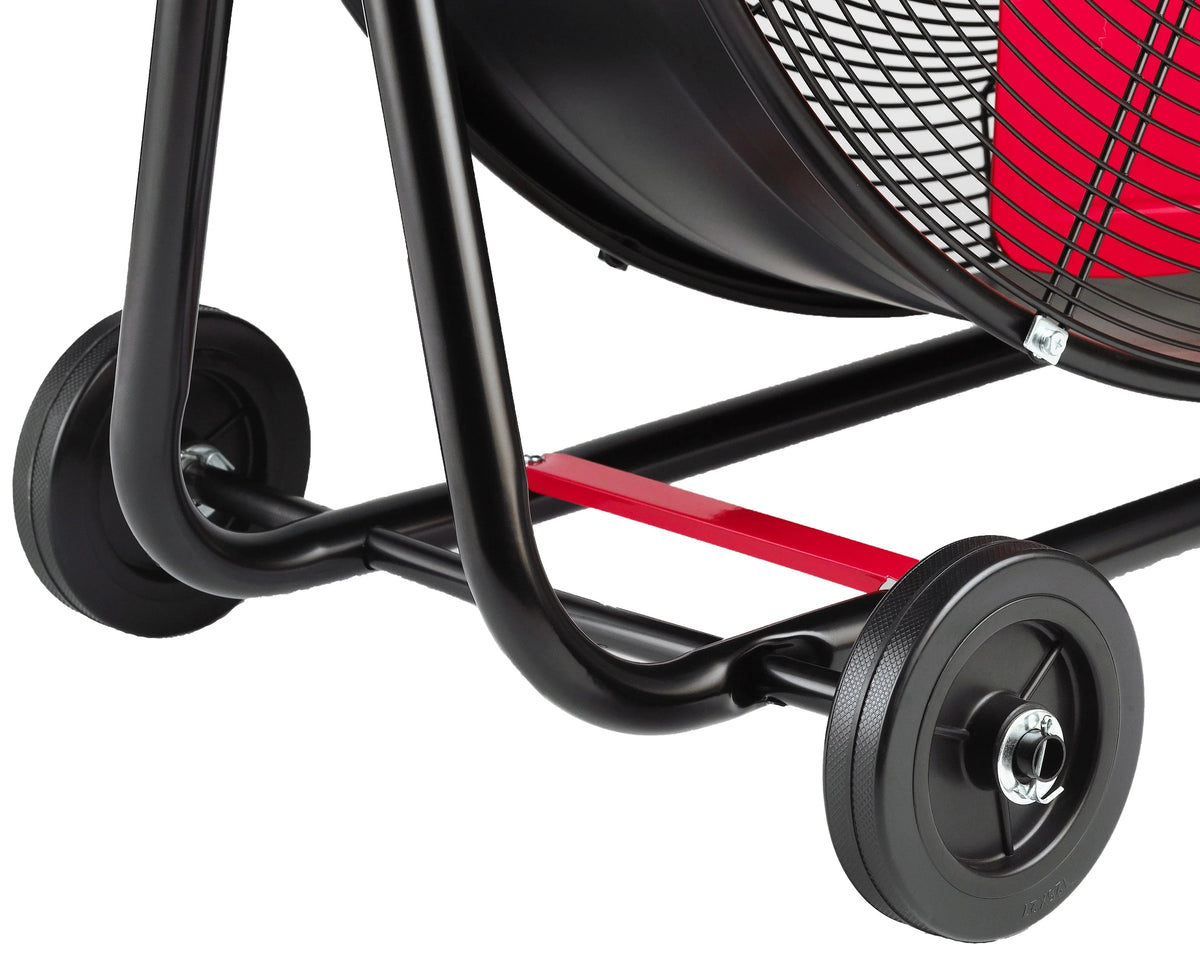 Hyper Tough 30 Inch 2-Speed Tilted Drum Fan Red & Black