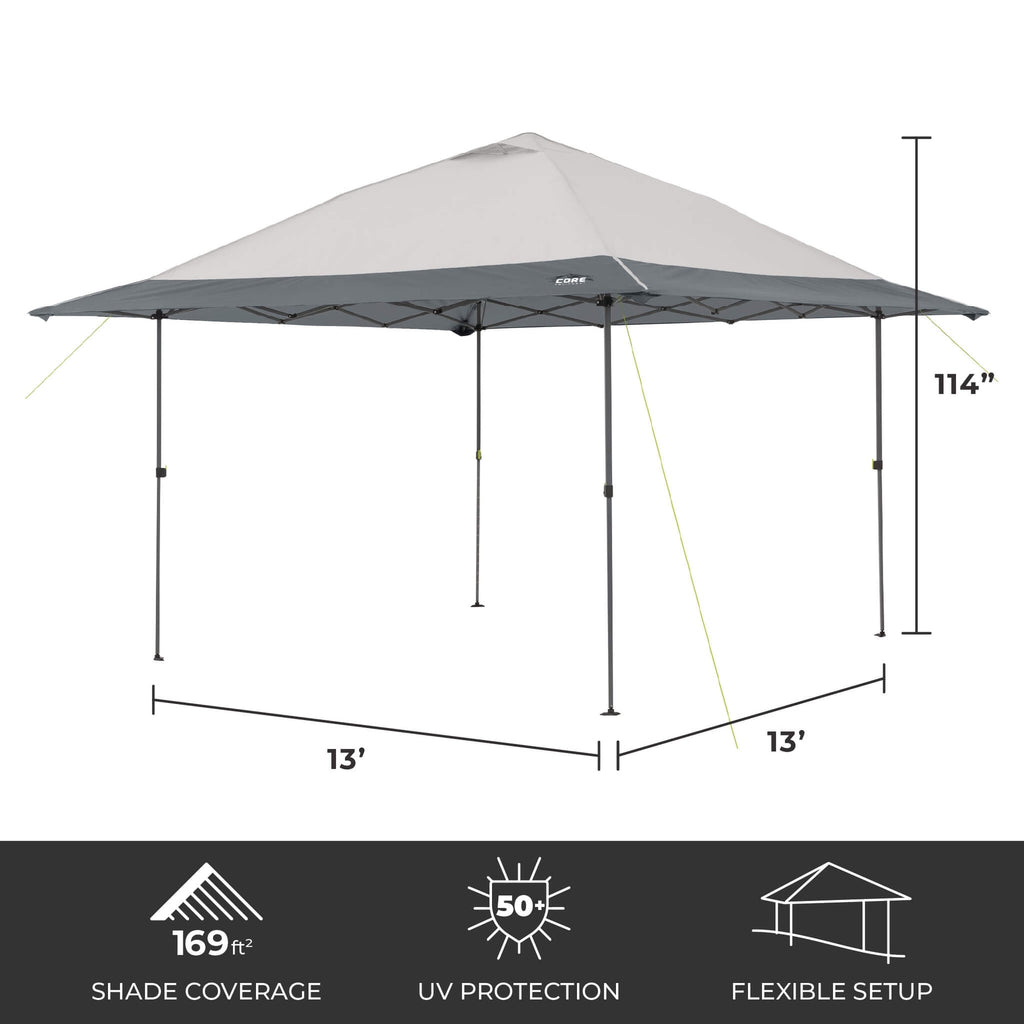 Core 13 x 13 Center Push Instant Canopy