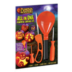 Pumpkin Masters All in One Pumpkin Carving Kit, 12 Pieces, (Orange)