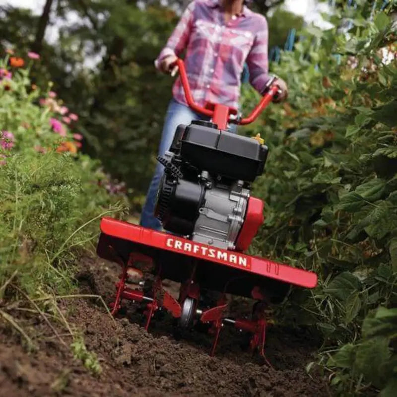 Craftsman Scratch-And-Dent Refurbished 24-In Front-Tine Garden Tiller, 208cc - TMI30000