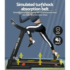 Everfit Electric Hydraulic Folding Treadmill With 420mm Running Belt