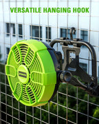 Greenworks 24V 10in 5-Speed Fan 500 CFM With 2.0Ah USB Battery And Charger
