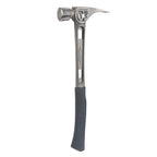 Stiletto 15 oz Ti-Bone III Titanium Hammer With Milled Face Curved Handle - TB3MC