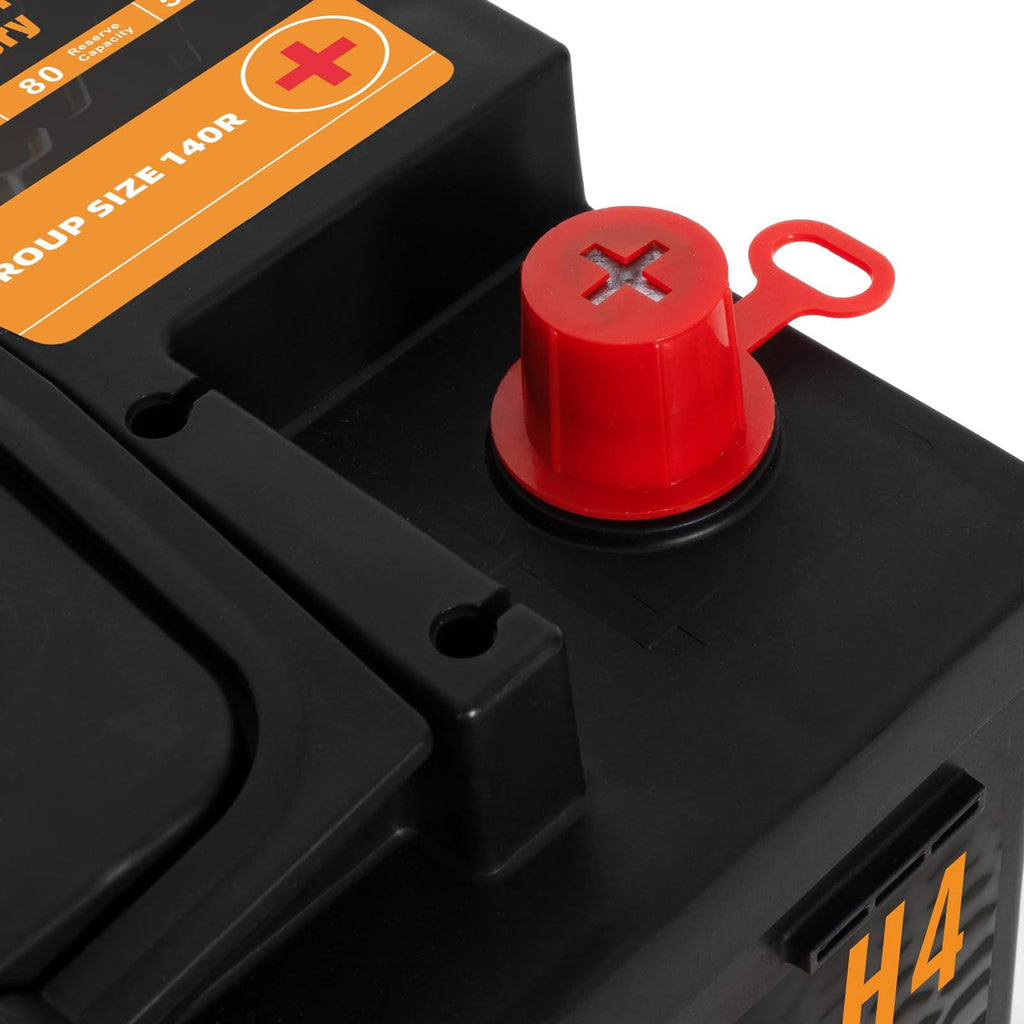Autocessking Platinum AGM Battery, Group 140R Rechargeable Automotive Batteries for Car, H4 12 Volt 570 CCA 50Ah 80RC