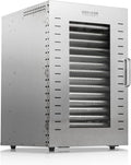 Commercial Food Dehydrator, 16 Trays, 1500W, 70-190 F