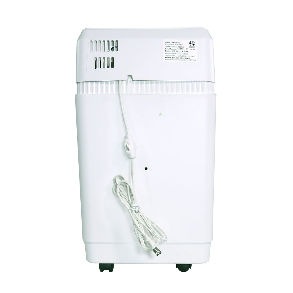 AIRCARE 831000 Space-Saver, White Whole House Evaporative Humidifier 2700 sq. ft